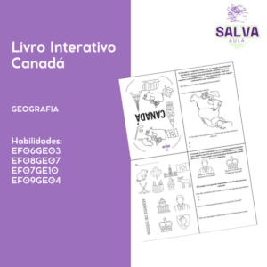 Livro interativo Canadá