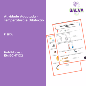 Atividade Adaptada - Temperatura e Dilatação