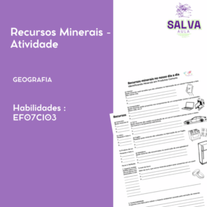 Recursos Minerais - Atividade!