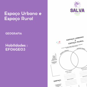 Espaço rural x Espaço urbano - Atividade!