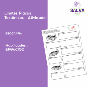 Limites das Placas Tectônicas - Atividade!