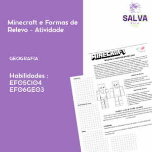 Minecraft e Formas de Relevo - Atividade!