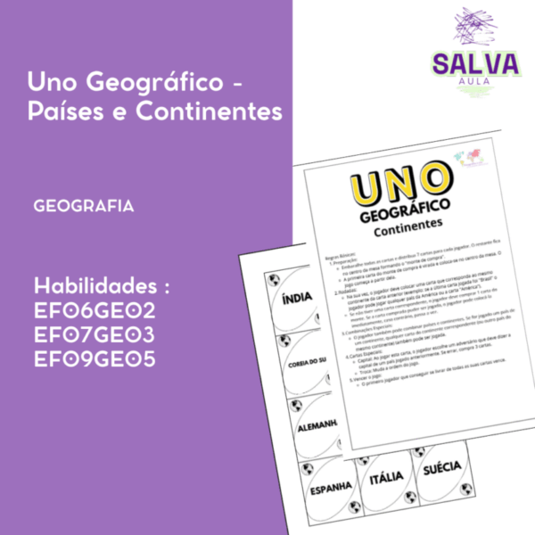 Uno Geográfico - Países e Continentes!