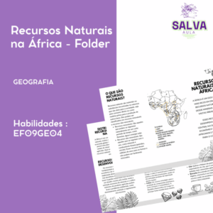 Recursos naturais da África - Folder explicativo!