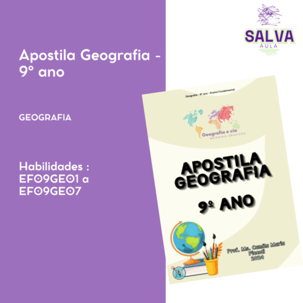 Apostila de Geografia - 9º ano - Completa!