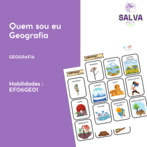 Quem sou eu? Geografia! Volta às aulas!