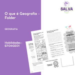 O que é Geografia? folder