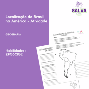 Localização do Brasil na América - Atividade!