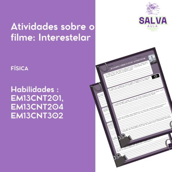 Atividades Filme Interestelar