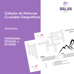 Coleção de Palavras Cruzadas Geográficas (6º ano)