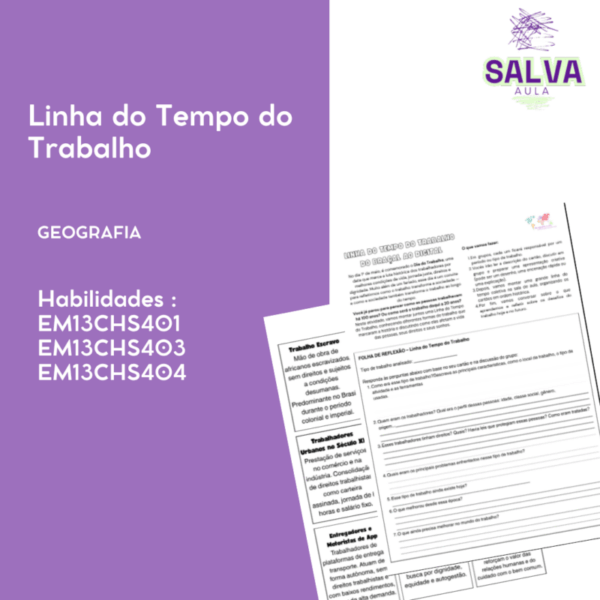 Atividade Interdisciplinar - Linha do Tempo do Trabalho!