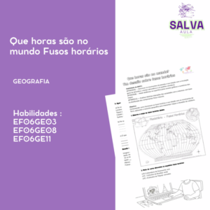 Que horas são no mundo? Fusos horários!