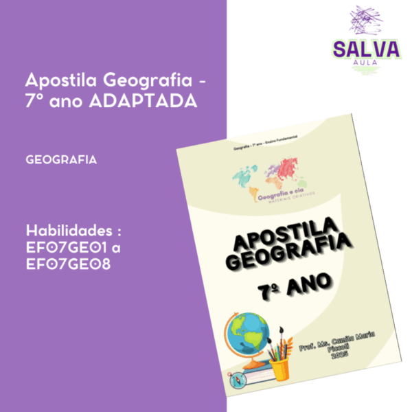 Apostila ADAPTADA 7º ano Ensino Fundamental!