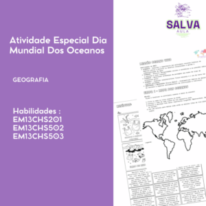 Atividade Especial para o Dia Mundial dos Oceanos