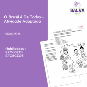 O Brasil é De Todos - Atividade Adaptada