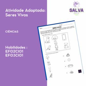 Atividade Adaptada Seres Vivos