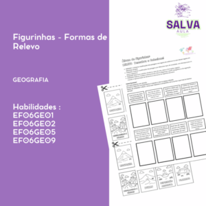 Álbum de Figurinhas - Formas de Relevo