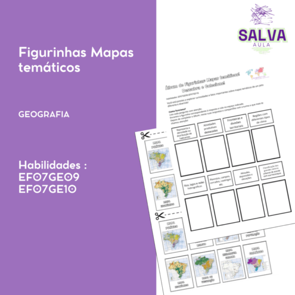Álbum de Figurinhas -- Mapas Temáticos!