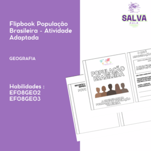 Flipbook População Brasileira - Atividade Adaptada