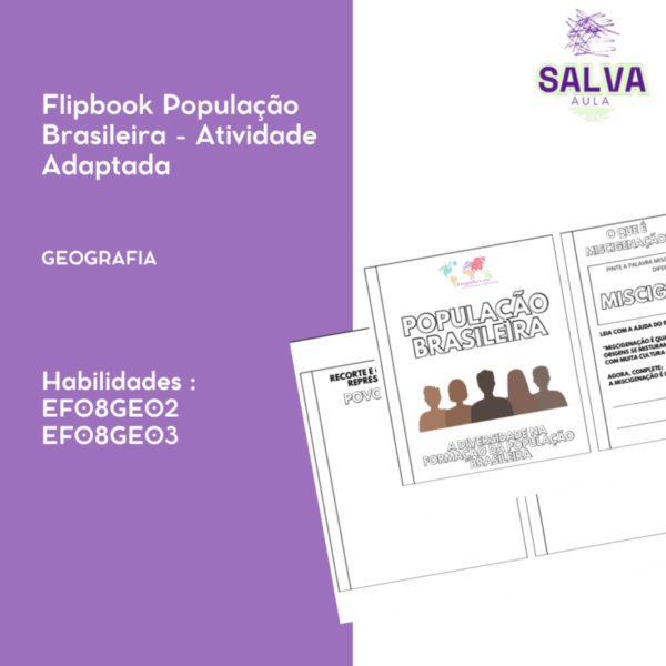 Flipbook População Brasileira - Atividade Adaptada