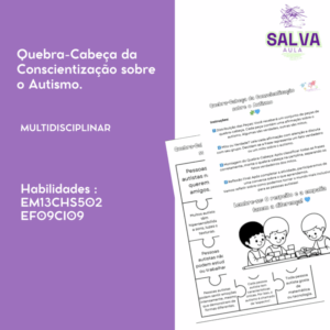Quebra-Cabeça da Conscientização sobre o Autismo