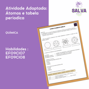Átomo e Elementos Químicos - Atividade Adaptada