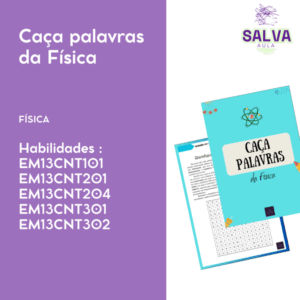 Caça palavras da Física