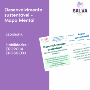 Desenvolvimento sustentável - Mapa Mental!