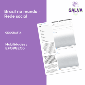 Brasil no mundo - Rede social - Atividade!
