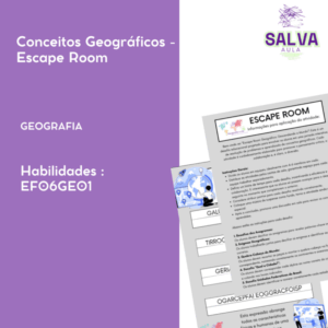 Conceitos Geográficos - Escape Room! Volta às aulas!