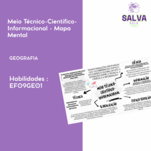 Meio Técnico Científico Informacional - Mapa Mental!
