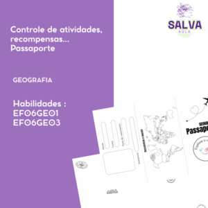 Controle de atividades, recompensas... Passaporte! Volta às aulas!