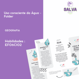 Uso consciente da Água - Folder!