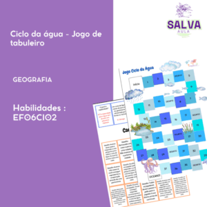 Ciclo da água - Jogo de tabuleiro!