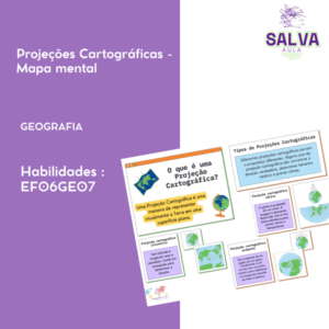 Projeções Cartográficas - Mapa mental!