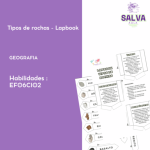 Tipos de rochas - Lapbook!