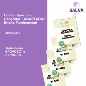 Combo Apostilas ADAPTADAS - 6º, 7º, 8º e 9º ano!