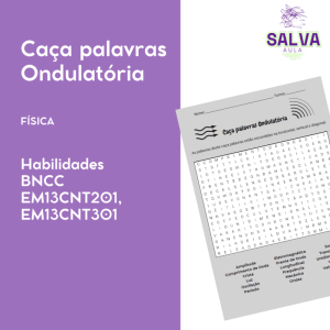 Caça palavras: Ondulatória
