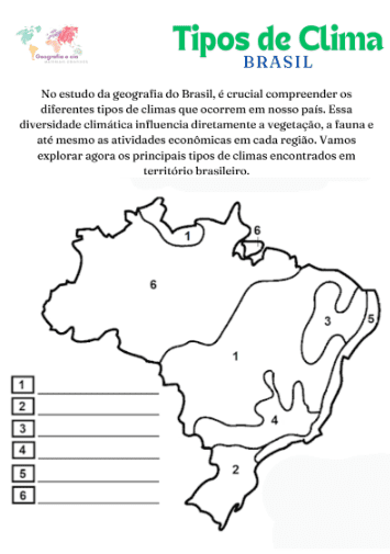Tipos de clima do Brasil - Atividade - Imagem 3