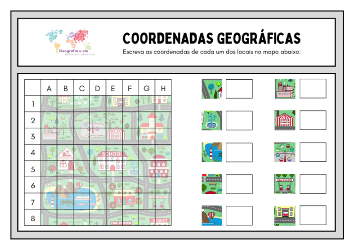 Coordenadas Geográficas - Atividade! - Imagem 2