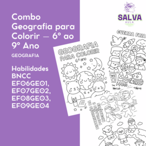 Combo Geografia para Colorir – 6º ao 9º Ano