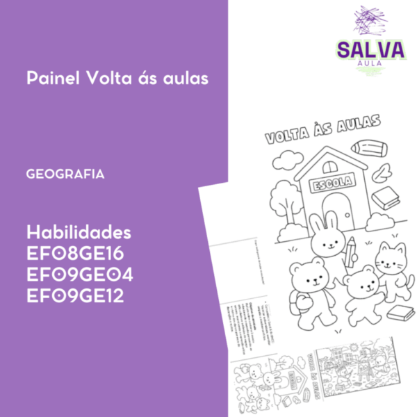 Painel Volta às aulas