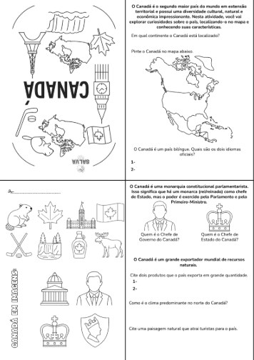 Livro Interativo: Descobrindo o Canadá - Imagem 2