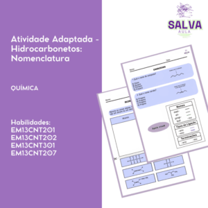 Atividade Adaptada – Hidrocarbonetos: nomenclatura