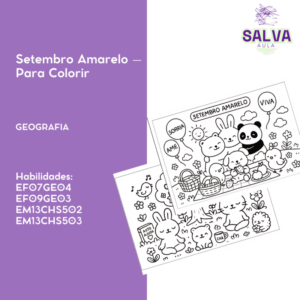 Setembro Amarelo – Para Colorir