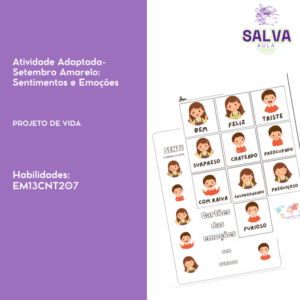 Atividade Adaptada - Setembro Amarelo: Sentimentos e Emoções