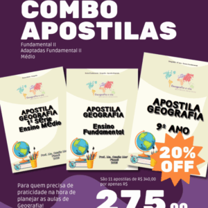Super Combo de Apostilas de Geografia – Planeje o Ano Inteiro com Facilidade