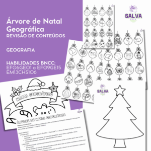 Revisão de Conteúdos - Árvore de Natal Geográfica