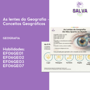 As lentes da Geografia - Conceitos Geográficos
