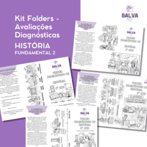 KIT de Folders - Avaliações Diagnósticas de História (6º ao 9º ano)